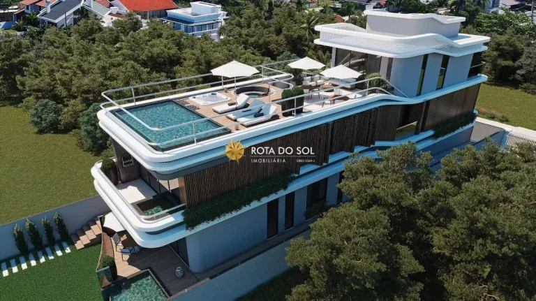 Imagem Monte Carlo Yatchs Apartamento Garden 3 suítes Frente Mar Praia Zimbros Bombinhas SC