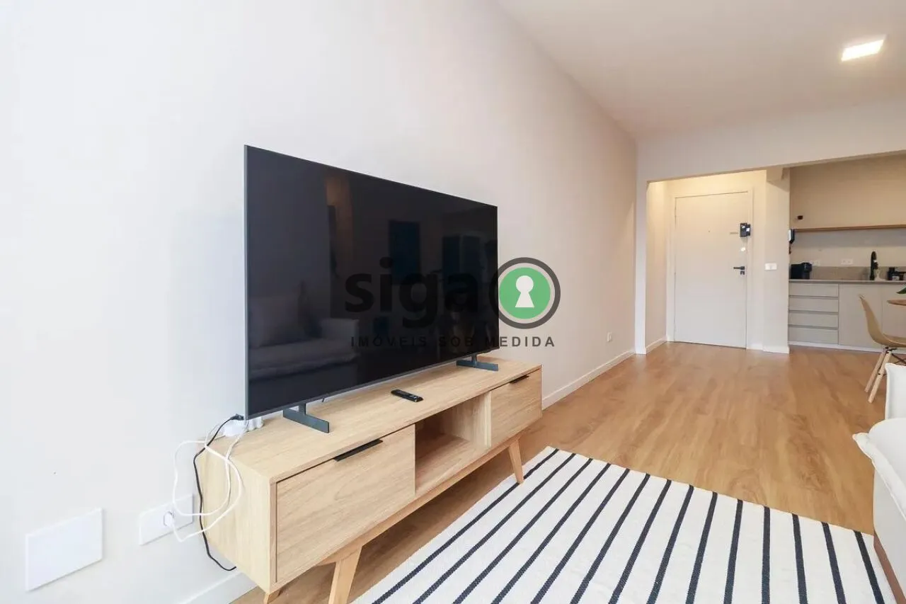 Imagem Apartamento á Venda no Brooklin - 51m². 1 vaga, 1 quarto - MOBILIADO