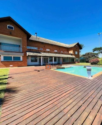 Foto do imóvel Sobrado com 8 dormitórios à venda, 1100 m² por R$ 7.000.000,00 - Condomínio Vale Da Santa Fé - Vinhedo/SP