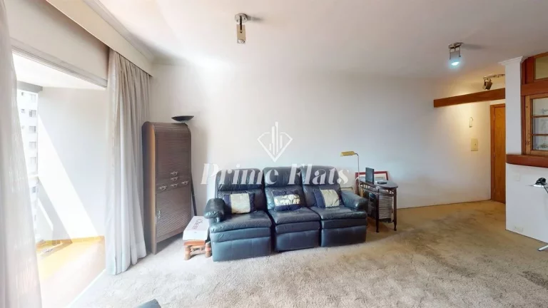 Imagem Flat disponível para locação no Saint Charles Residence Service, com 90m², 1 dormitórios e 1 vaga de garagem