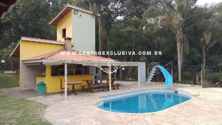 Imagem CHÁCARA COM PISCINA ÁREA GOURMET COMPLETA FORNO P/ PIZZA CHURRASQUEIRA