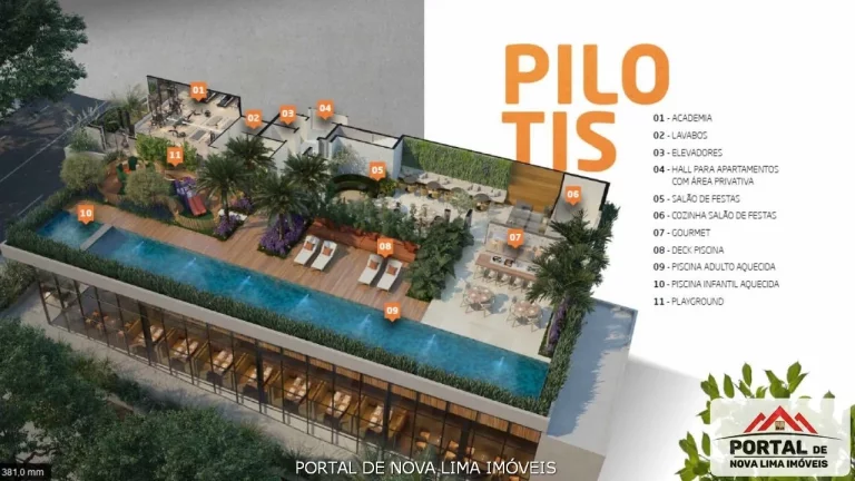 Imagem Apartamento de 3 quartos com 83,98m³ - Sala ampla, Lavabo e cozinha americana, 2 vagas e Lazer Venha morar em um local tranquilo no Funcionários