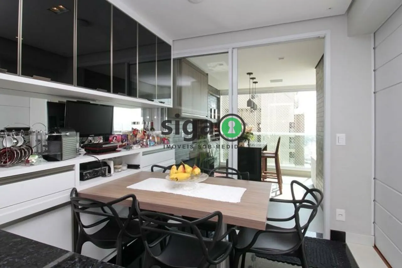 Imagem Apartamento à venda no Brooklin | 167m² | Andar alto | 3 suítes | Varanda gourmet | Alto padrão