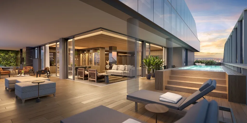Imagem Área residencial em 44 mil m² de terreno, composta de 5 Torres de alto padrão, lazer completo, e ...