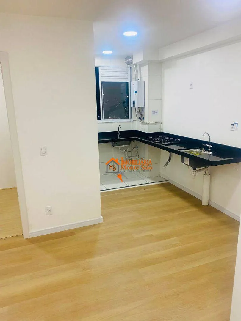 Imagem Apartamento com 2 dormitórios para alugar, 41 m² por R$ 2.937,10/mês - Centro - Guarulhos/SP