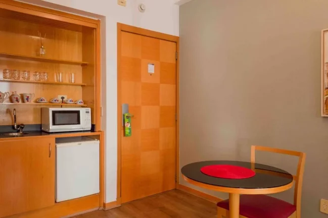 Imagem Flat disponível para locação no Quality Paulista, com 29m², 1 dormitório e 1 vaga