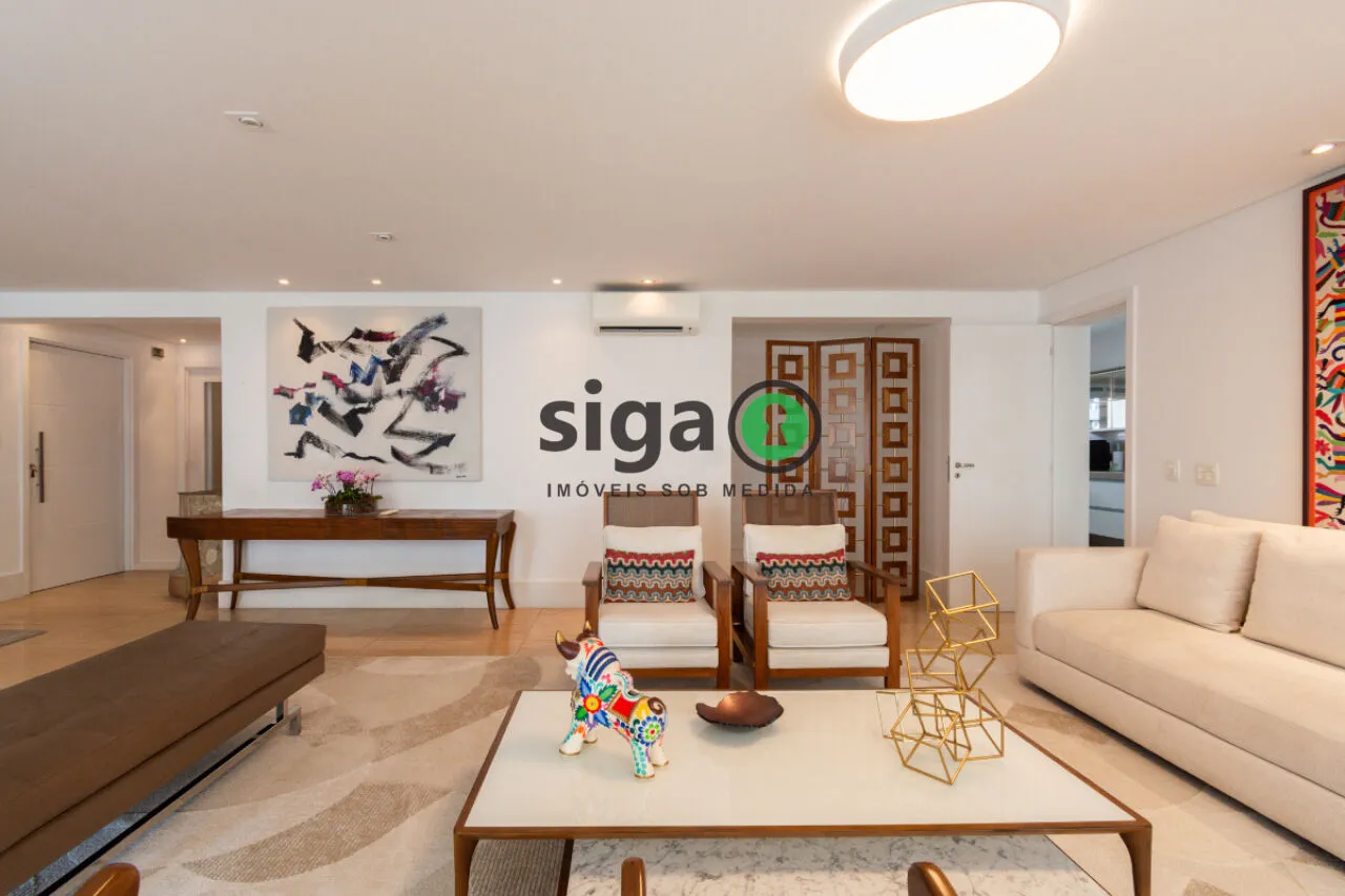Imagem Apartamento alto padrão à venda em Moema 335 m² 4 suítes e 4 vagas