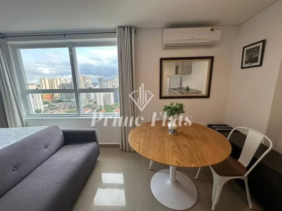 Imagem Flat disponível para locação no Home Boutique Brooklin, com 48m², 1 dormitório e 1 vaga