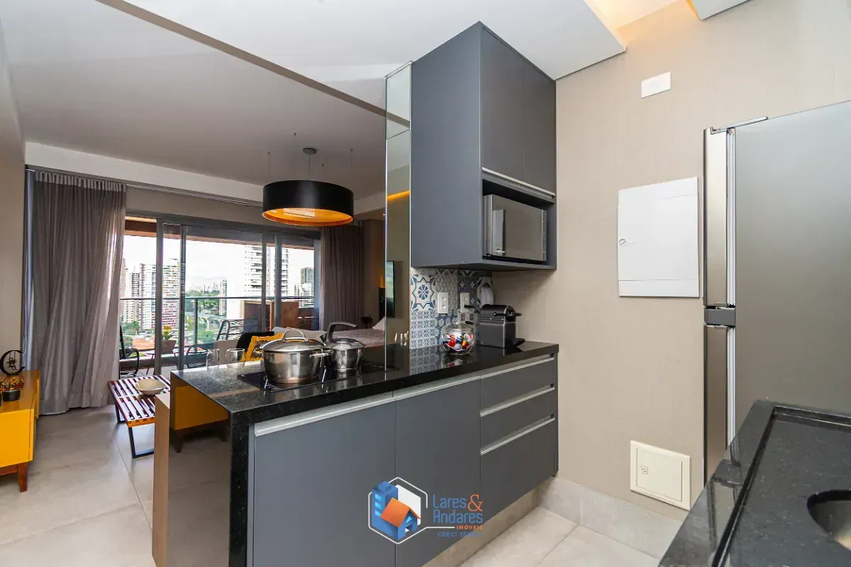 Imagem Apartamento para venda em Brooklin Paulista com 1 quarto, 41m²