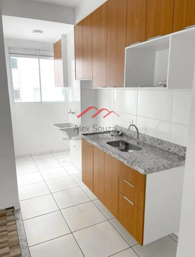 Imagem Apartamento para Venda em Hortolândia, Vila São Pedro, 2 dormitórios, 1 suíte, 2 banheiros, 1 vaga