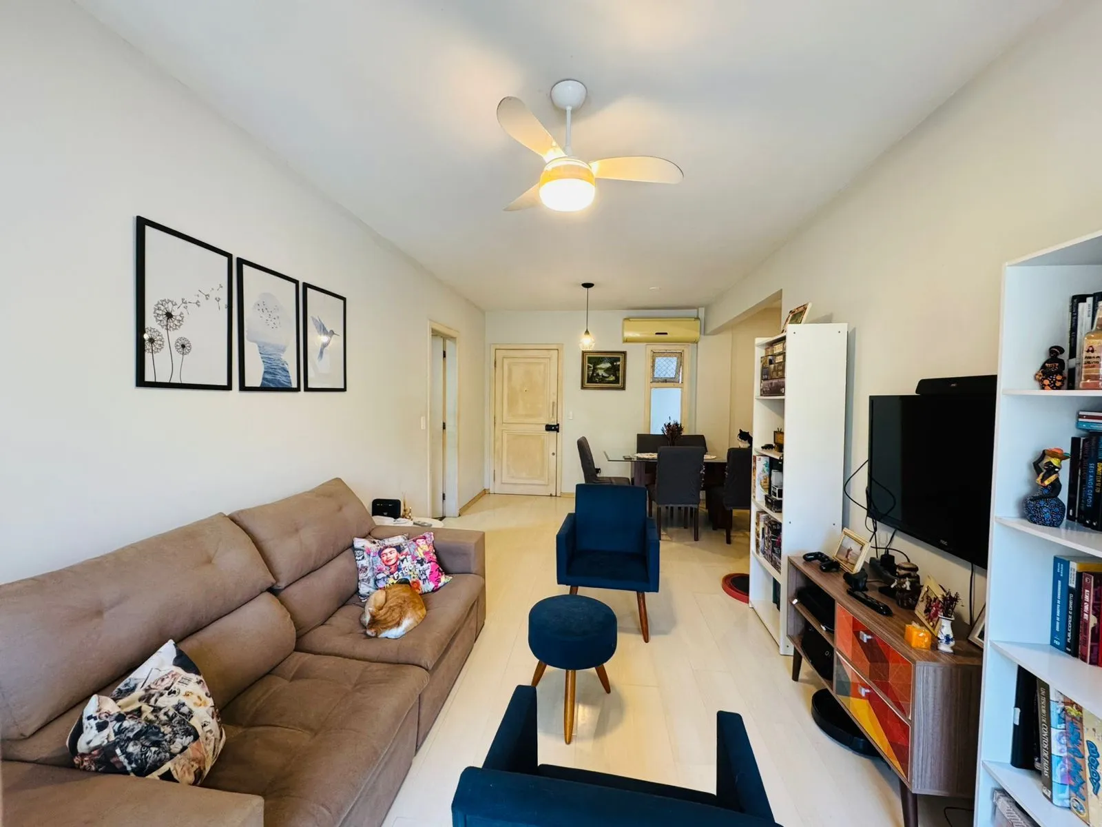 Imagem Apartamento Semimobiliado com 94,67 m² Privativos, 3 Dormitórios,