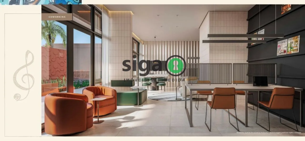 Imagem Apartamento Studio para venda na Vila Madalena pé direito 3,7m, São Paulo - SP