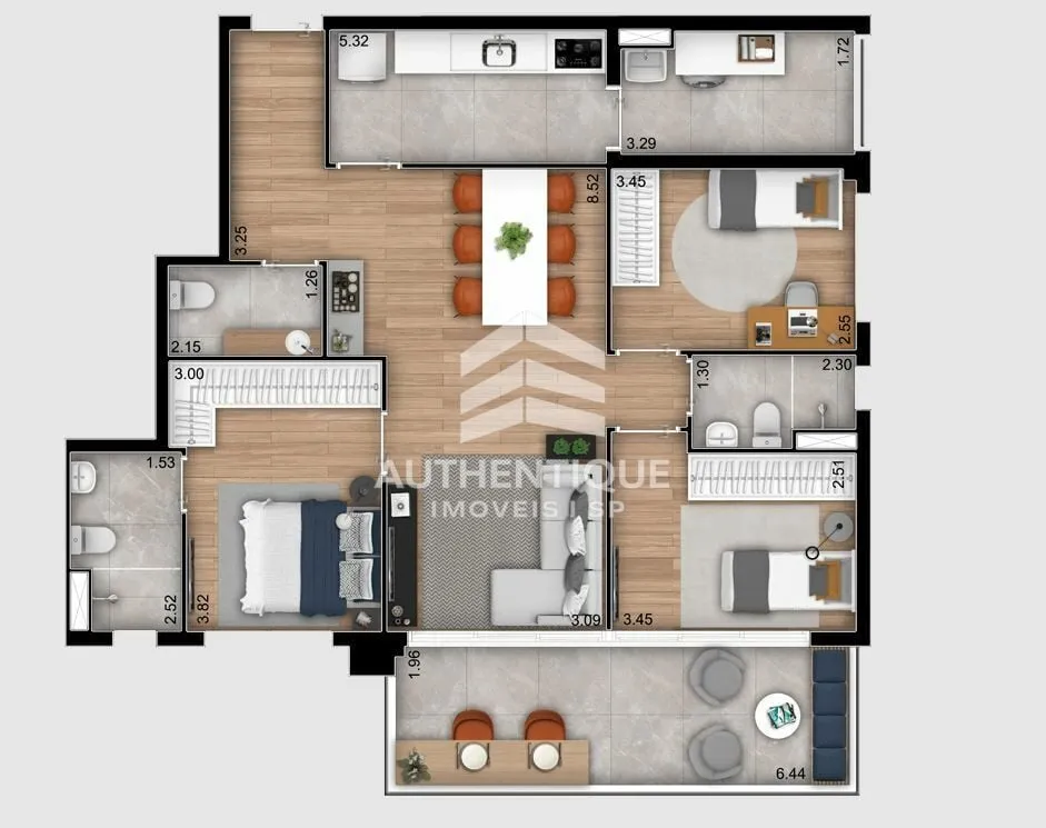 Imagem AURORA SAUDE - Apartamento à venda em São Paulo/SP