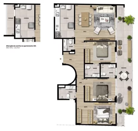 Imagem APARTAMENTO RESIDENCIAL em Rio de Janeiro - RJ, Botafogo