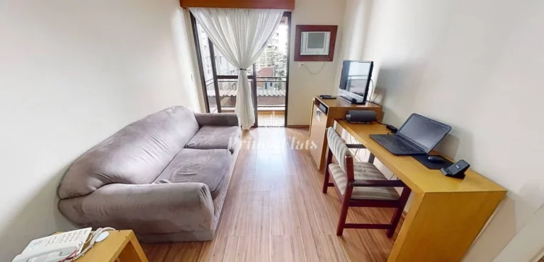 Imagem Flat disponível para venda no Flat London Residence Service no Jardim Paulista, com 42m², 1 dormitório e 1 vaga