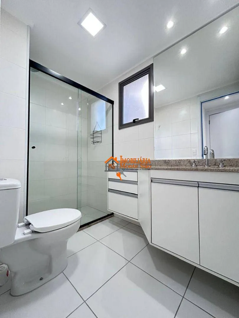 Imagem Apartamento com 2 dormitórios para alugar, 57 m² por R$ 4.829,98/mês - Centro - Guarulhos/SP