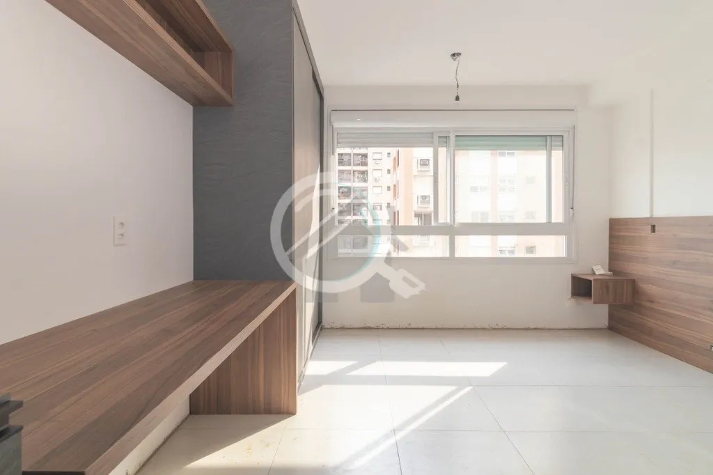 Imagem Apartamento Studio com 27m² totalmente mobiliado e equipado, pronto para morar, decoração moderna...