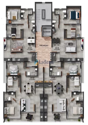 Imagem Apto - 3 Quartos - 1 Suíte - 82,68 m² - Camboinha, Cabedelo/PB