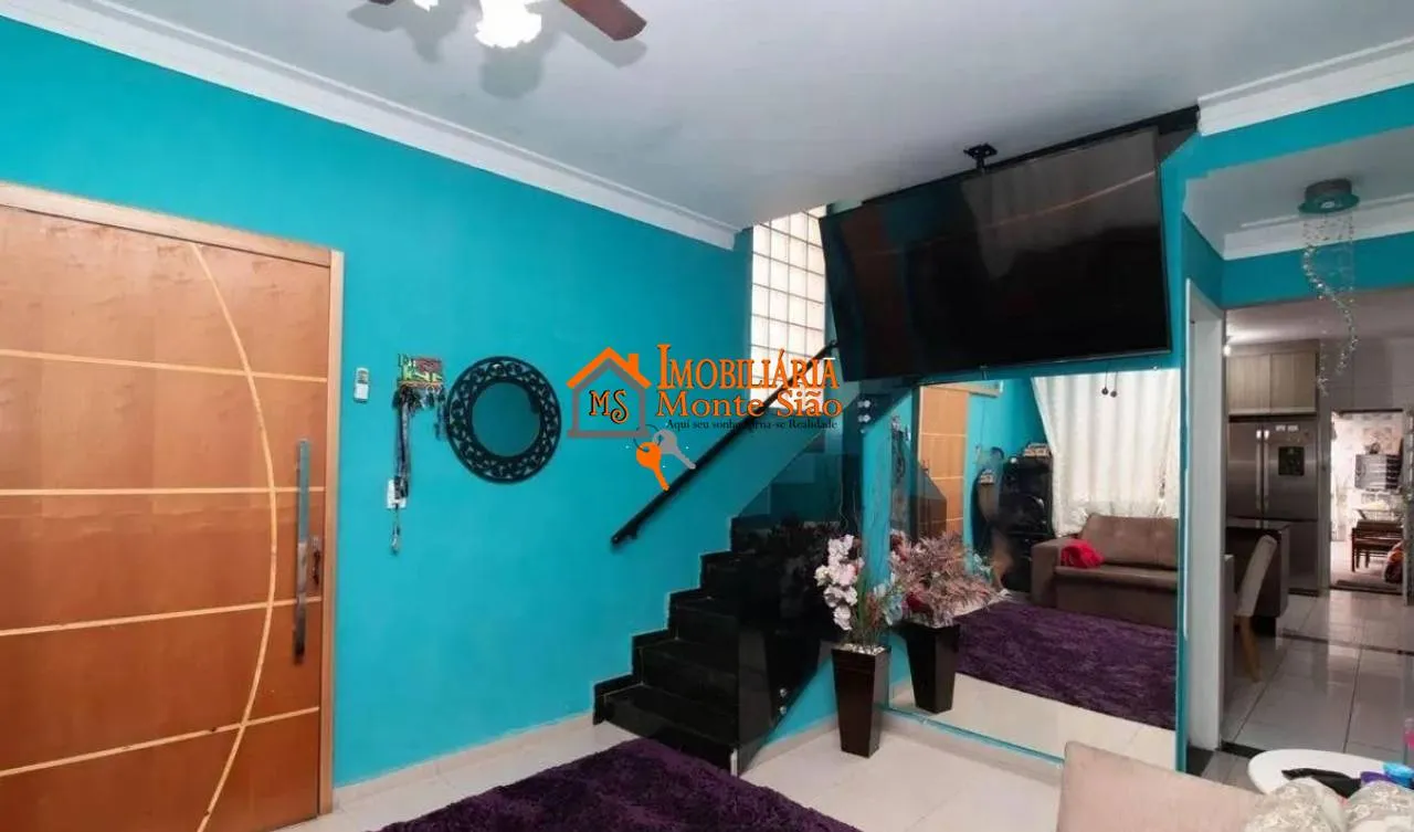 Imagem Sobrado com 3 dormitórios à venda, 125 m² por R$ 685.000 - Jardim Paraventi - Guarulhos/SP
