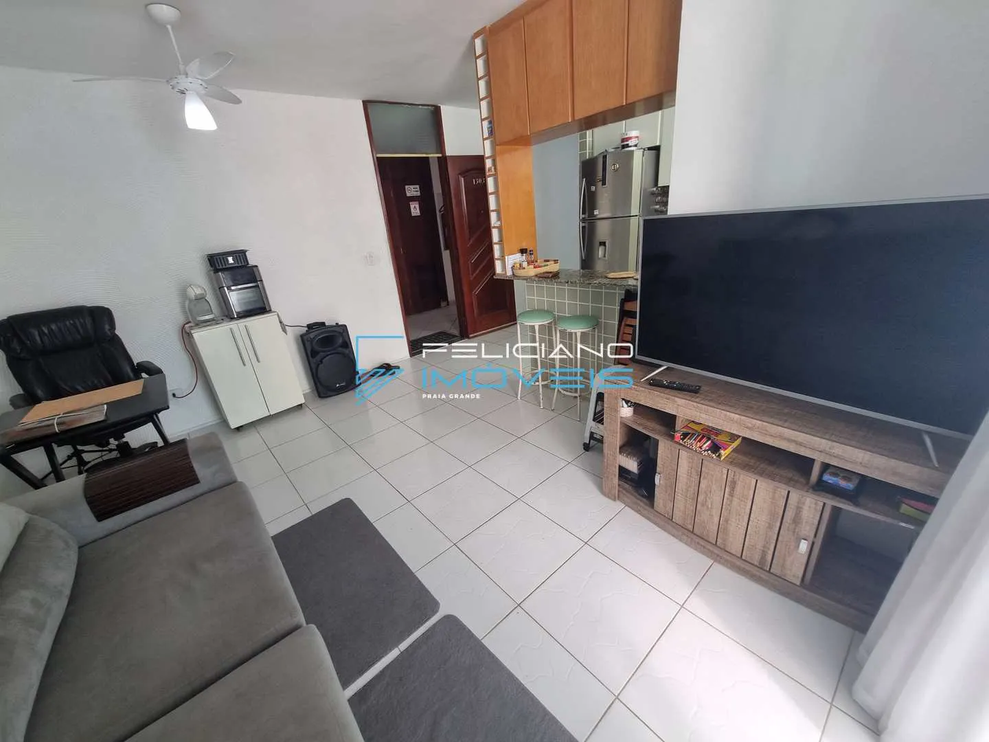 Imagem Apartamento com 1 quarto, Caiçara, Praia Grande - R$ 318 mil, Cod: 5982