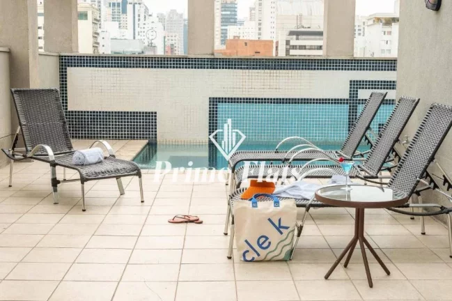 Imagem Flat disponível para venda no Novotel Jardins, com 60m², 1 dormitório e 1 vaga de garagem