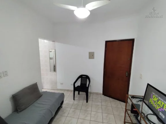 Imagem Apartamento Ocian-Praia Grande 1dorm, mobiliado c/ Sacada - 86m² - 300m da Praia