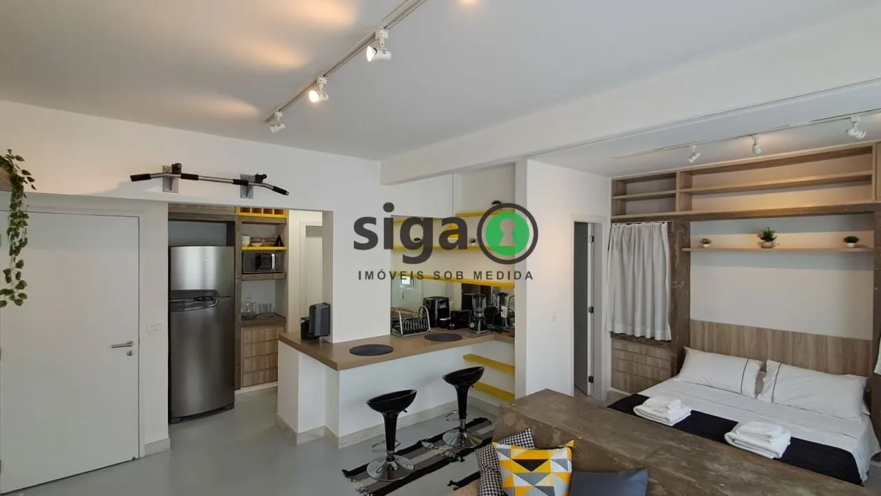 Imagem Apartamento de 60 metros - com 1 dormitórios na Santa Cecilia 60.