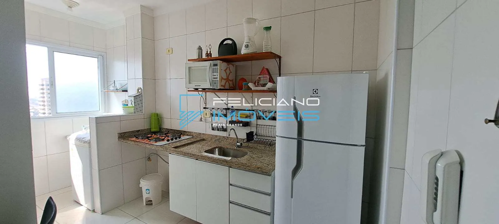 Imagem Apartamento com 1 quarto, Balneário Maracanã, Praia Grande - R$ 340 mil, Cod: 3458