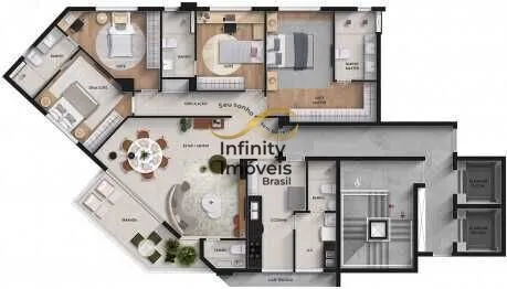 Imagem Turmalina - Apartamento Alto Padrão em Savassi, Belo Horizonte/MG
