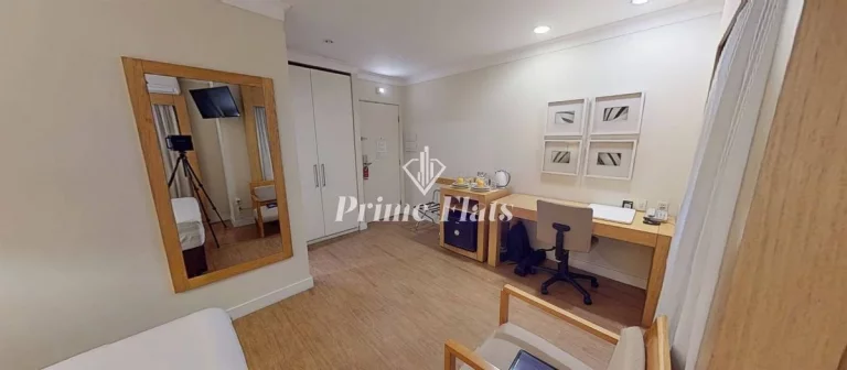 Imagem Flat disponível para locação no Suites Congonhas by Atlantica, com 29m², 1 dormitório e 1 vaga de garagem