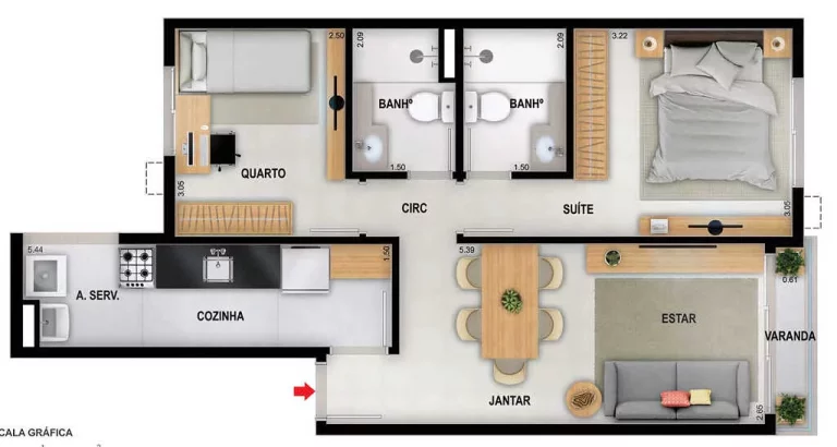 Imagem APARTAMENTO RESIDENCIAL em Rio de Janeiro - RJ, Freguesia (Jacarepaguá)