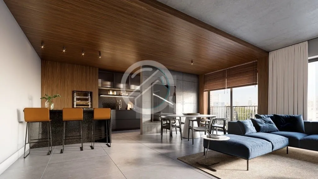 Imagem Magnífico apartamento garden com 211 m² de área privativa, o imóvel conta com um living em 2 amb...