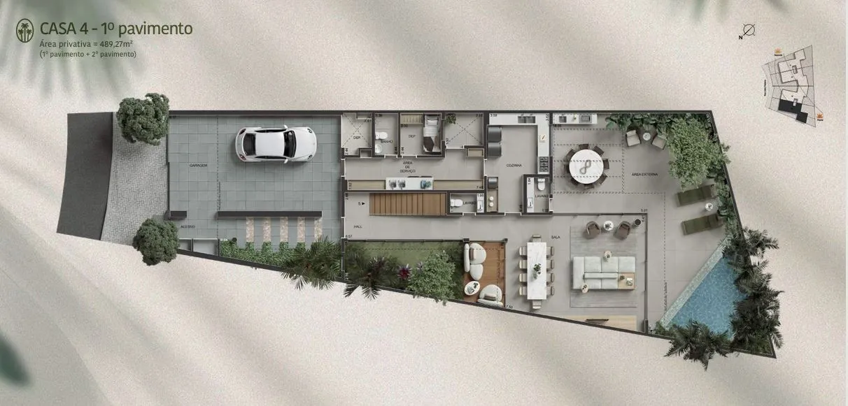 Imagem Casas Ibitá São Conrado: Luxo, Exclusividade e Alta Valorização