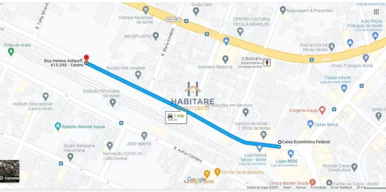 Imagem Terreno de esquina com 1.572 m2 no centro de Ibirité