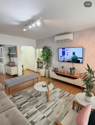 Imagem Apartamento mobiliado, pronto para morar, e area real de 183 m2 Vaga de Garagem escriturada do apartamento com área real de 34,22 m2.