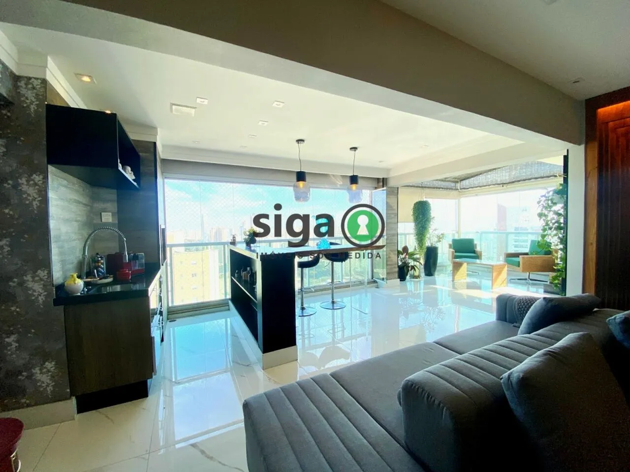 Imagem Cobertura Cinematográfica Tatuapé 225 m² 03 Suítes - 05 Vagas + Depósito Mobiliada aceita permuta