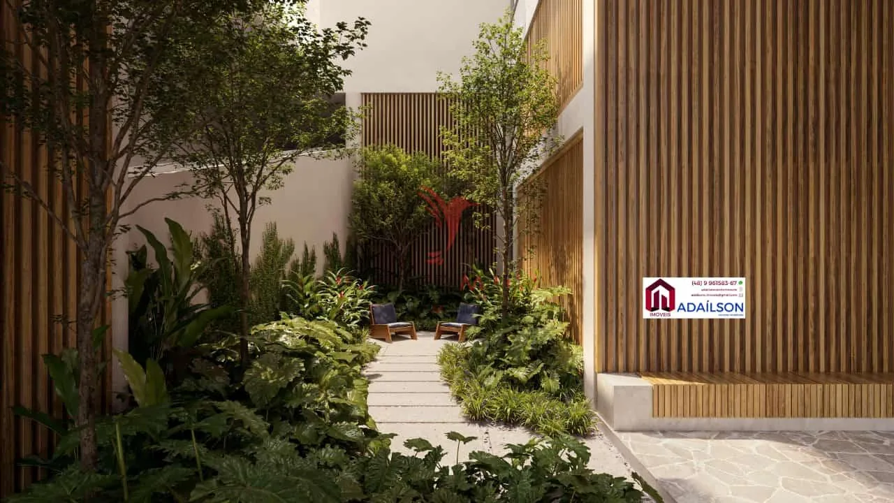 Imagem Unidades habitacionais do Atrium Jurerê Floripa SC