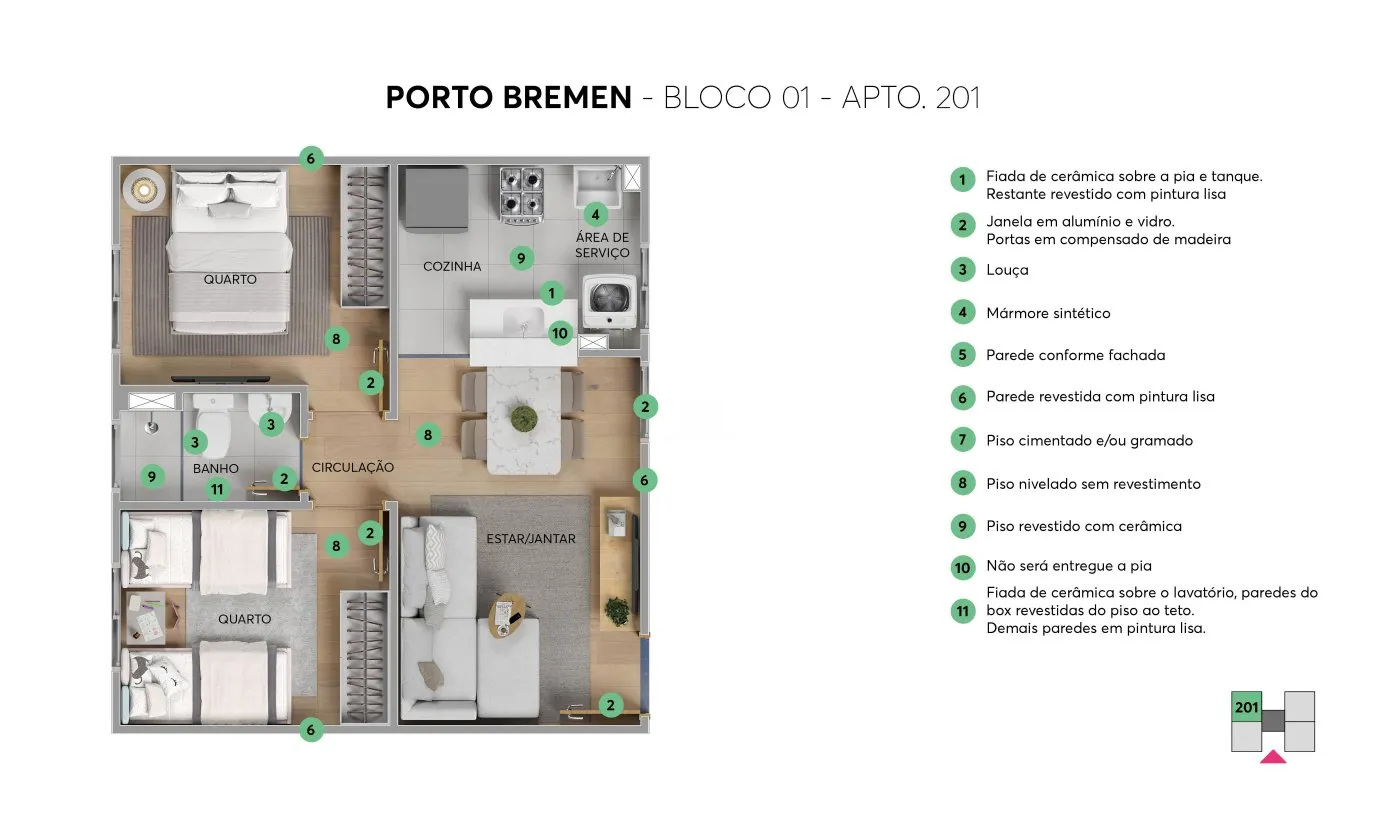 Imagem Lançamento no bairro Canudos apartamento de 02 dormitórios