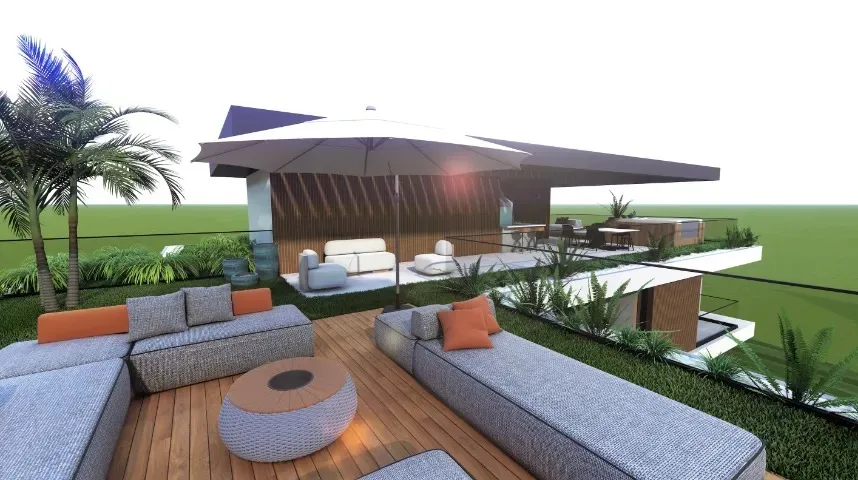 Imagem Terreno com projeto Arquitetonico com 1059 m² e Vista 360º no Ponto Mais Alto do Condomínio Le Portier Nautic Residence - Represa Itupararanga