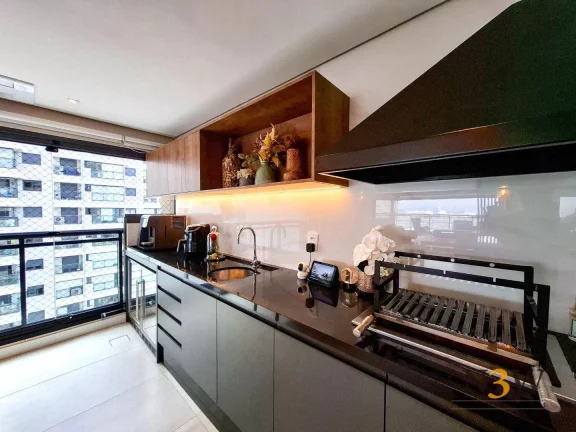 Imagem Apartamento totalmente mobiliado à venda na Vila Leopoldina São Paulo SP com 3 dormitórios, 2 suítes, 3 vagas de garagem e 153m² no Cond. Le Havre.