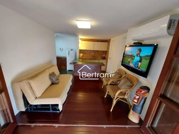 Imagem Apartamento com 1 dormitório para alugar, 32 m² por R$ 3.742,04/mês - Condomínio Porto Bracuhy - Angra dos Reis/RJ