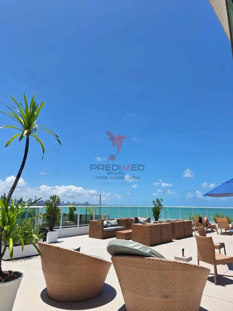 Imagem Flat na beira-mar do Cabo Branco, pronto para rentabilizar