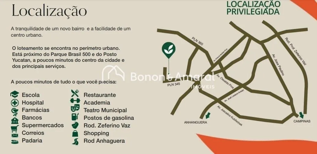 Imagem Terreno à venda no Condomínio Villágio Paulínia, Paulinia