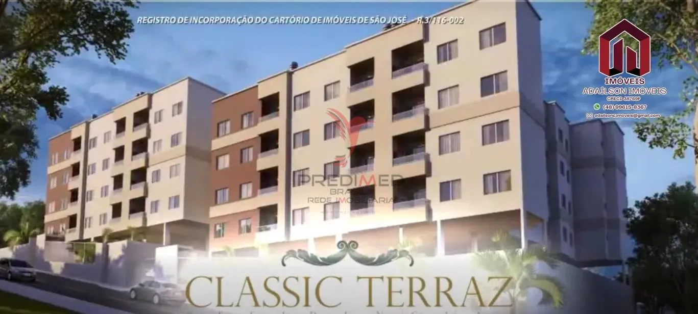 Foto do imóvel CLASSIC TERRAZ APTO SEMI MOBILIADO POR R$499.000 São Jose SC BRASIL em Rua José Francisco Gaspar, 246 - Ipiranga, São José - SC