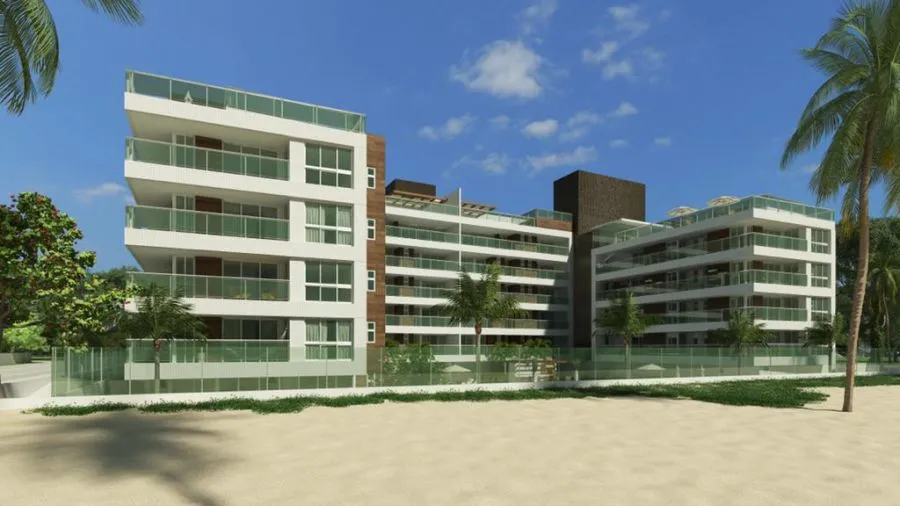 Lindo apartamento de alto padrão na praia de Areia Dourada!