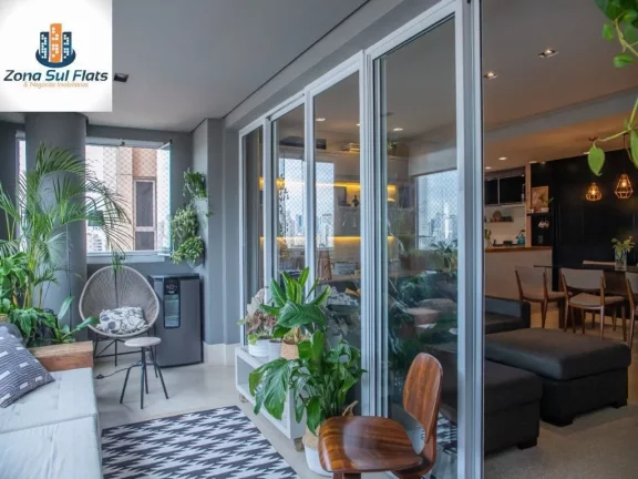 Imagem Apartamento à Venda No Brooklin Com 3 Dormitórios Sendo 2 Suítes e 2 Vagas