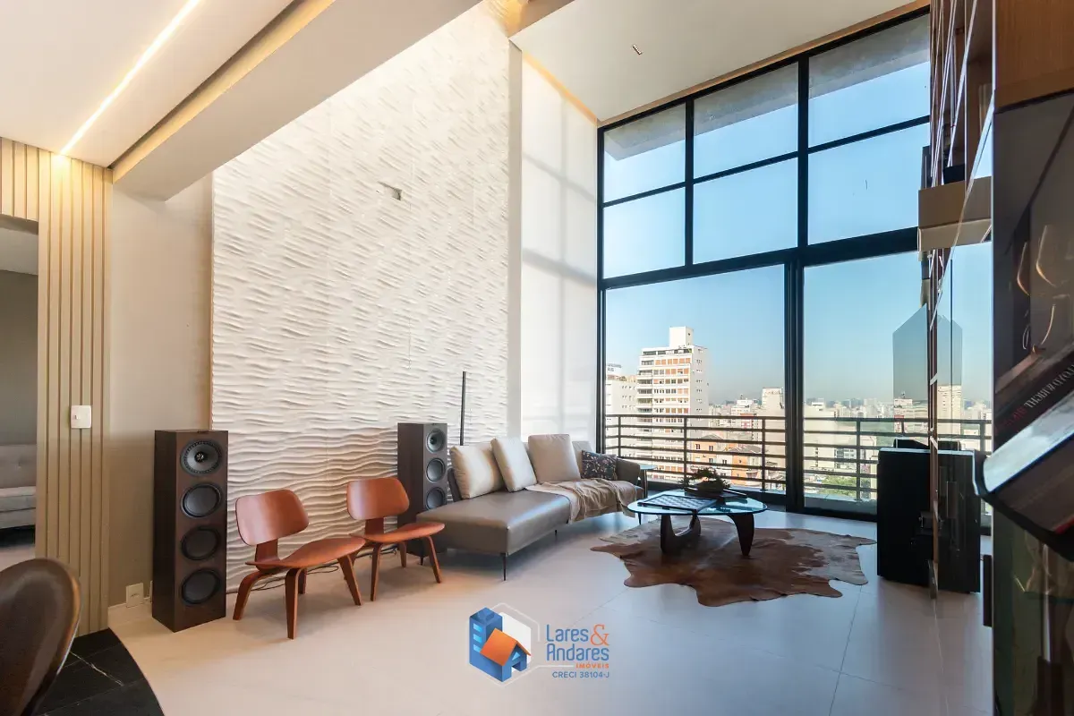 Imagem Duplex para venda em Jardim Paulista com 2 quartos, sendo 2 suítes, 108m²