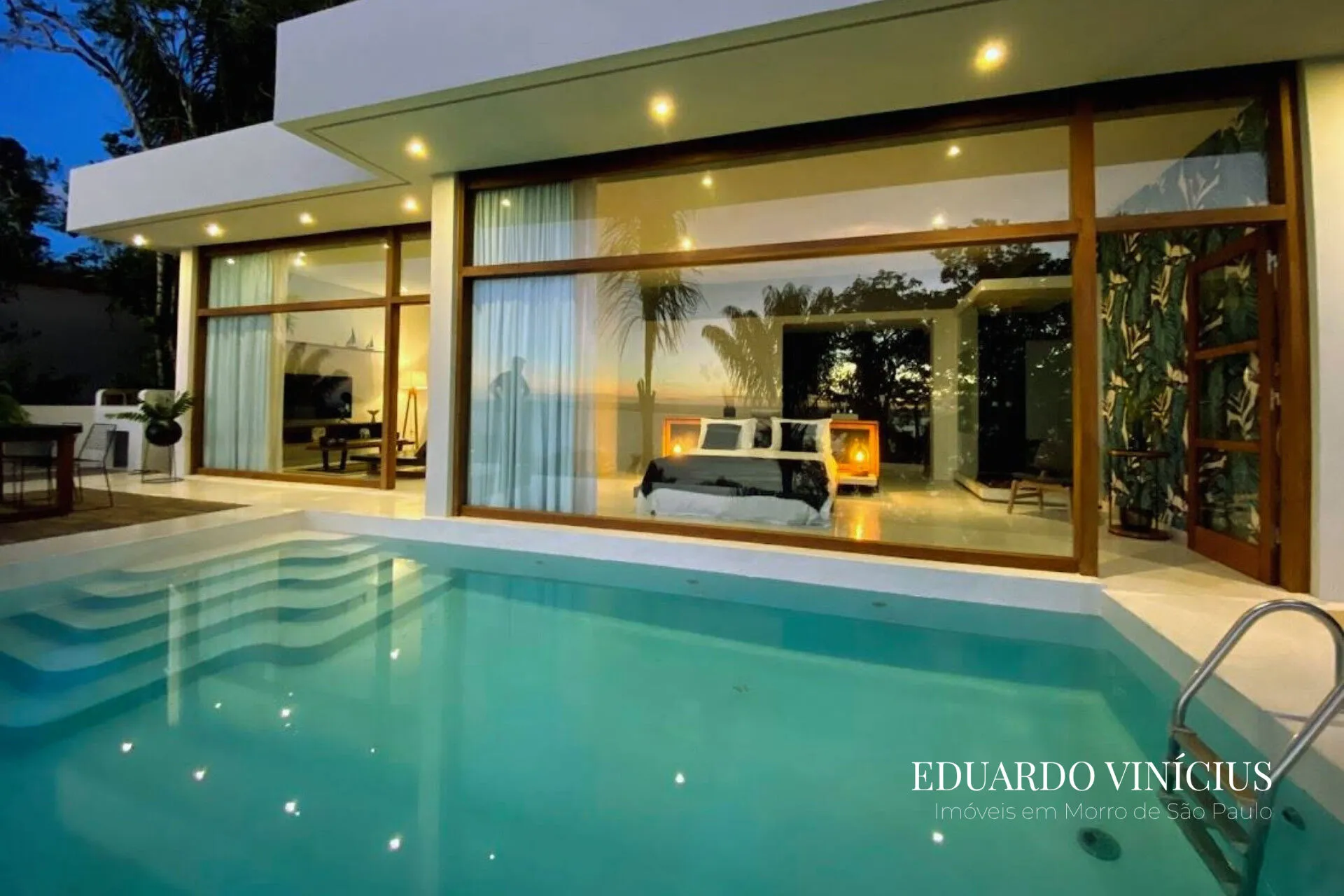 Imagem Gamboa Villas - Casa de Alto Padrão 286m² com Piscina Privativa e Vista Mar na Gamboa