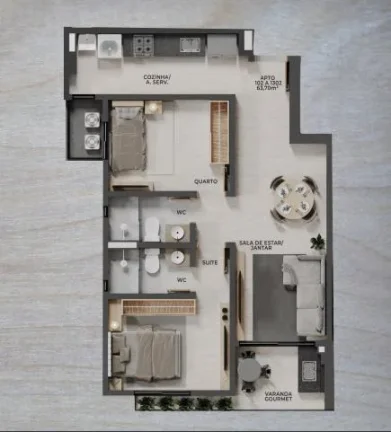 Imagem Apartamento Padrão