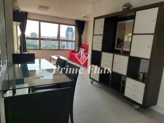 Imagem Flat disponível para locação no Residencial MaxHaus Brooklin, com 75m², 2 dormitórios e 1 vaga